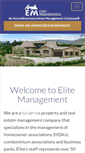Mobile Screenshot of elitemanagement.com